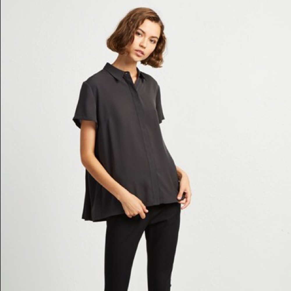 French Connection Classic Crepe Top